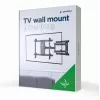 Gembird WM-80ST-05 TV-Wandhalterung, voll beweglich, 37–80 Zoll, bis 50 kg