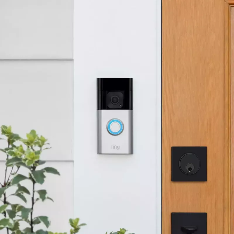 Battery Doorbell Plus Ring Schwarz Nickel
