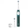 Elektrische Zahnbürste BRAUN Oral‑B iO Series 2 Grün wiederaufladbar mit Reiseetui