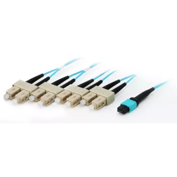 Equip MTP/SC Trunk-Glasfaser-Patchkabel, OM4, 10m, 10 m, OM4, MTP, 4x SC