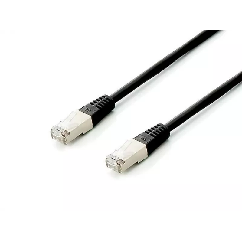 Equip Cat.6A Platinum S/FTP Patch Kabel, Schwarz, 5.0m , 5pcs/set