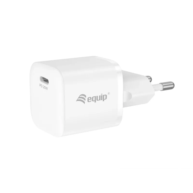 Equip 1-Port 20W USB-C PD Ladegerät, 25 Stk./Pack., Innenbereich, AC, 12 V, Weiß