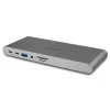 Lindy DST-Pro 5K XT, USB-C Laptop Dockingstation mit Triple Display (4K) oder Single Display (5K) und 100 W Durchschleifladung