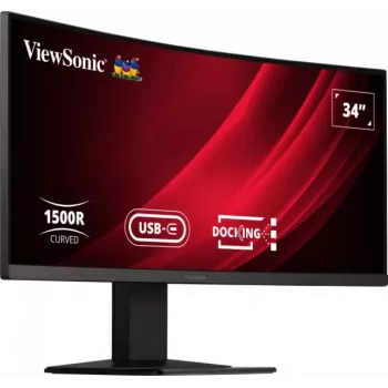 Viewsonic Display VG3419C Computer-Monitor 86,4 cm (34 Zoll) 3440 x 1440 Pixel UltraWide Quad HD LED Schwarz