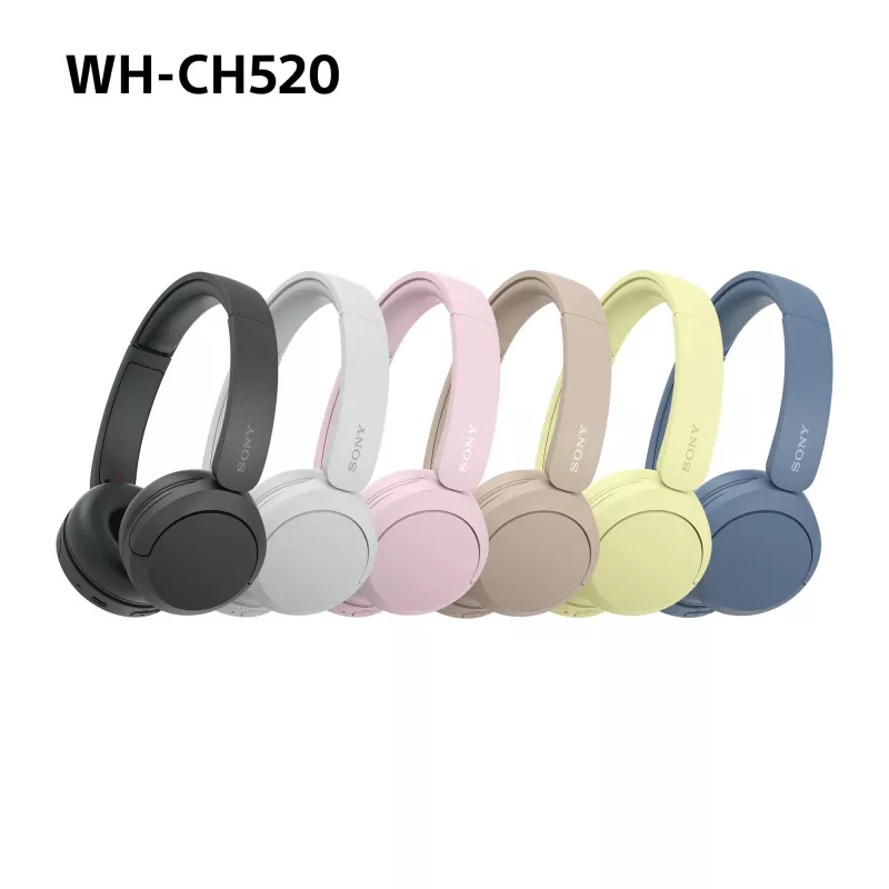Sony WHCH520P.CE7, kabellos, 20 - 20000 Hz, Telefonate/Musik, 147 g, Headset, Pink