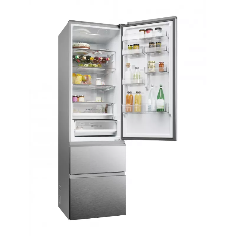 Haier 3D 60 Serie 5 HTW5620DNMG Freistehend 414 L Silber