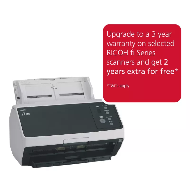 Ricoh FI-8150 ADF + Einzugsscanner 600 x 600 DPI A4 Schwarz, Grau