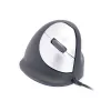 R-Go Tools Ergonomische Maus R-Go HE Break mit Pausensoftware, groß (Handgröße ≥ 185 mm), rechtshändig, kabelgebunden, schwarz