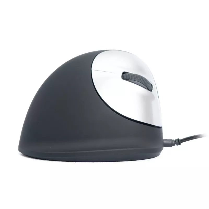 R-Go Tools Ergonomische Maus R-Go HE Break mit Pausensoftware, groß (Handgröße ≥ 185 mm), rechtshändig, kabelgebunden, schwarz
