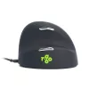 R-Go Tools Ergonomische Maus R-Go HE Break mit Pausensoftware, groß (Handgröße ≥ 185 mm), rechtshändig, kabelgebunden, schwarz