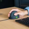 R-Go Tools Ergonomische Maus R-Go HE Break mit Pausensoftware, groß (Handgröße ≥ 185 mm), rechtshändig, kabelgebunden, schwarz