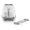 Toaster De’Longhi CTOC2103.W 2 Scheiben 900 W Weiß Edelstahl