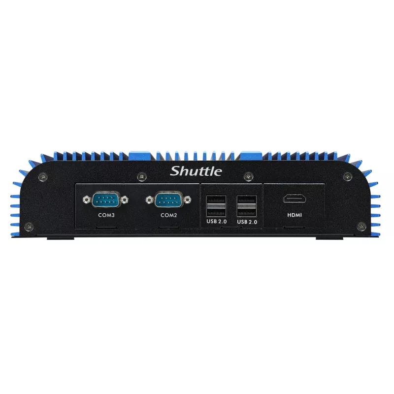 Shuttle BPCAL02-i7 Industrie-Box-PC, Core i7-1255U, 2x SO-DIMM, 2x LAN, 1x COM, 1x HDMI, 4x USB, lüfterlos, 24/7 Dauerbetrieb