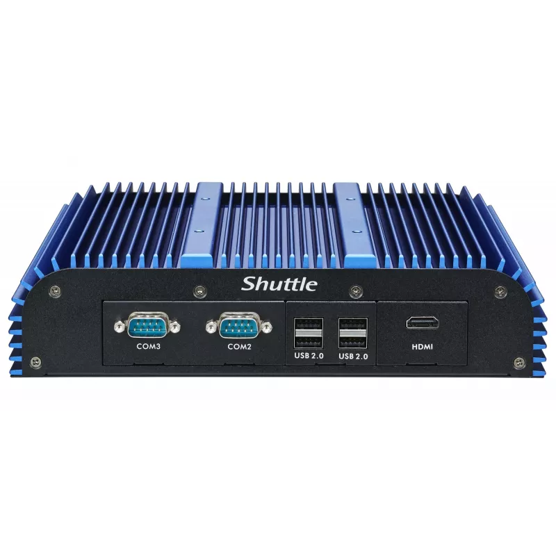 Shuttle BPCAL02-i7 Industrie-Box-PC, Core i7-1255U, 2x SO-DIMM, 2x LAN, 1x COM, 1x HDMI, 4x USB, lüfterlos, 24/7 Dauerbetrieb