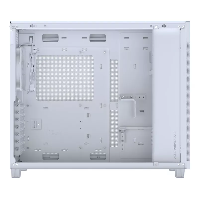 ASUS PRIME AP303 TG 90DC00V3-B39010 Midi-Tower PC-Gehäuse, ATX/Micro-ATX, Tempered Glass, 2x USB 3.2, ohne Netzteil, weiß