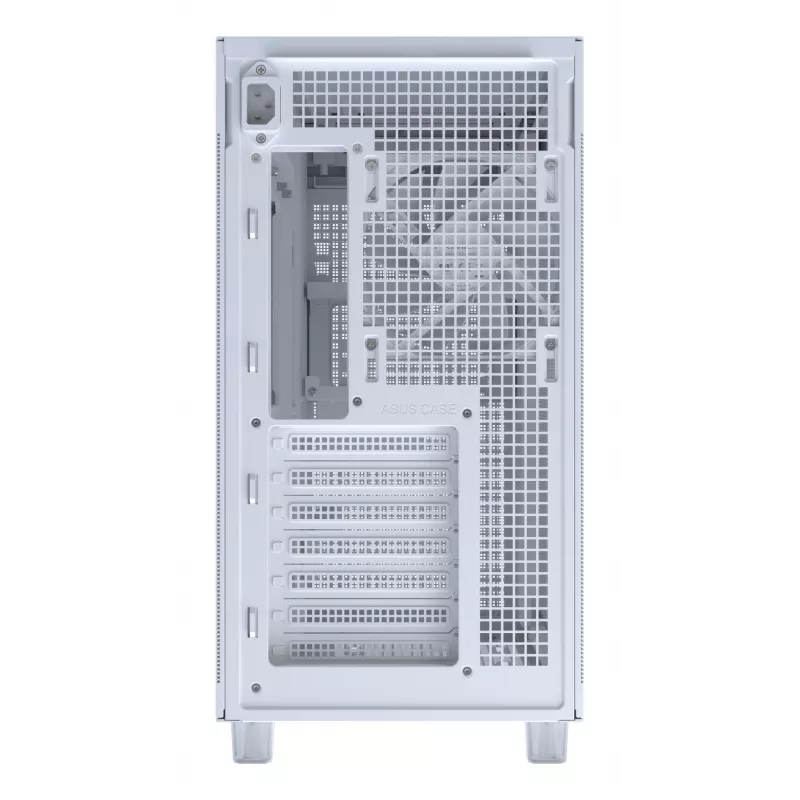 ASUS PRIME AP303 TG 90DC00V3-B39010 Midi-Tower PC-Gehäuse, ATX/Micro-ATX, Tempered Glass, 2x USB 3.2, ohne Netzteil, weiß