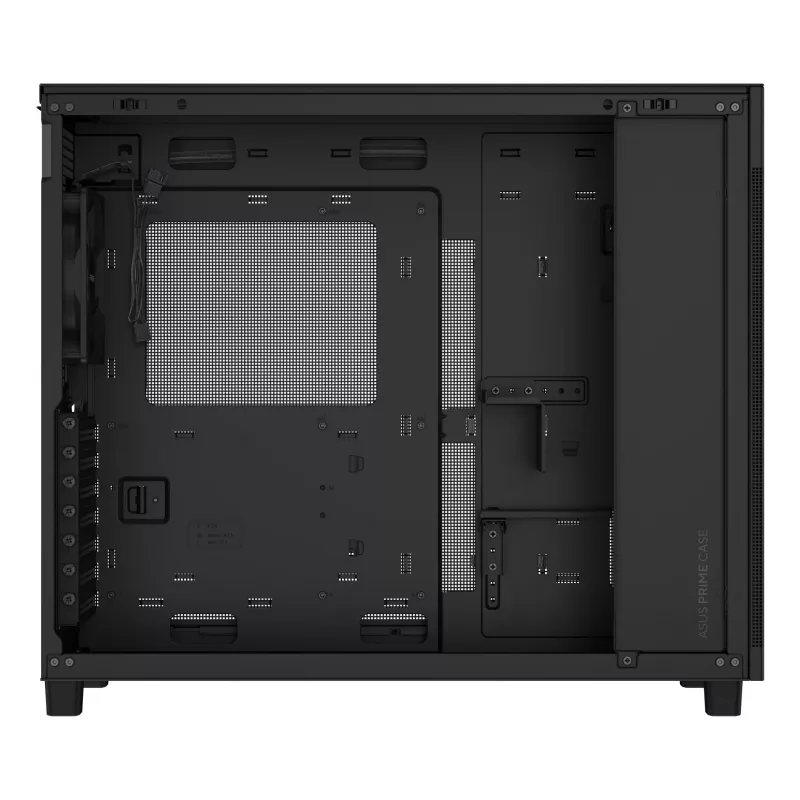 ASUS PRIME AP303 TG 90DC00V0-B39010 Midi-Tower PC-Gehäuse, ATX/Micro-ATX/Mini-ITX, Tempered Glass, 2x USB 3.2, ohne Netzteil, schwarz