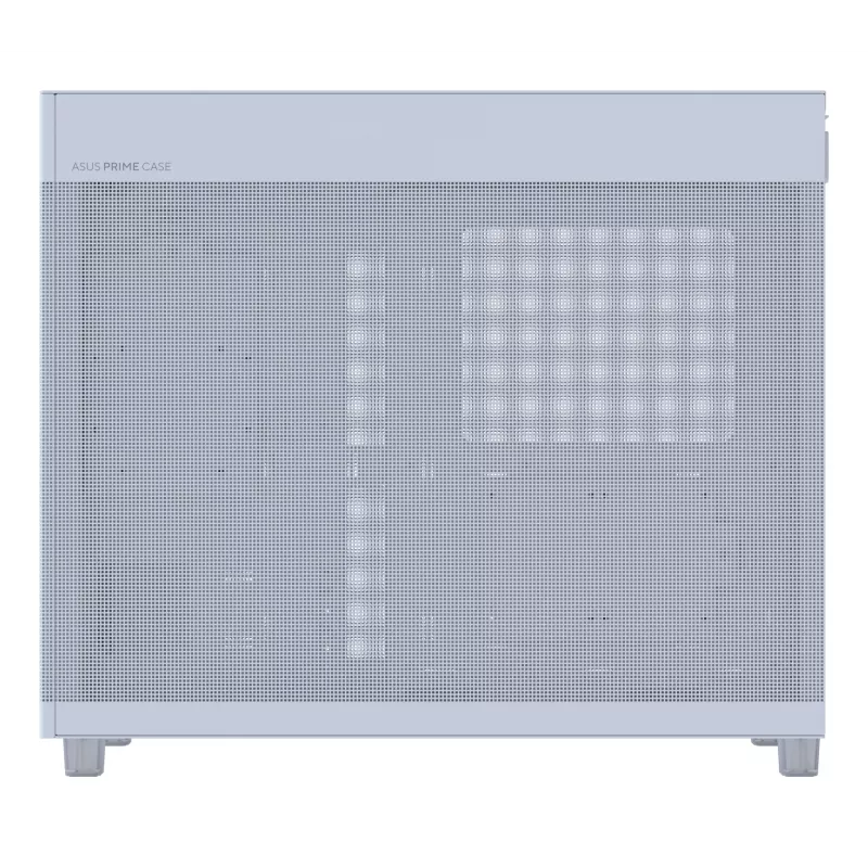ASUS PRIME AP303 Mesh 90DC00V3-B39000 Midi-Tower PC-Gehäuse, ATX/Micro-ATX, Mesh-Panel, 2x USB 3.2, ohne Netzteil, weiß