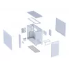 ASUS PRIME AP303 Mesh 90DC00V3-B39000 Midi-Tower PC-Gehäuse, ATX/Micro-ATX, Mesh-Panel, 2x USB 3.2, ohne Netzteil, weiß