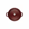 Runde gusseiserne Kasserolle Staub La Cocotte 6,7 l, 28 cm Durchmesser