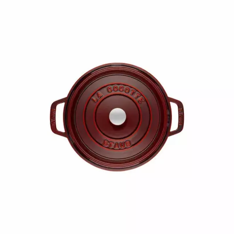 Runde gusseiserne Kasserolle Staub La Cocotte 6,7 l, 28 cm Durchmesser