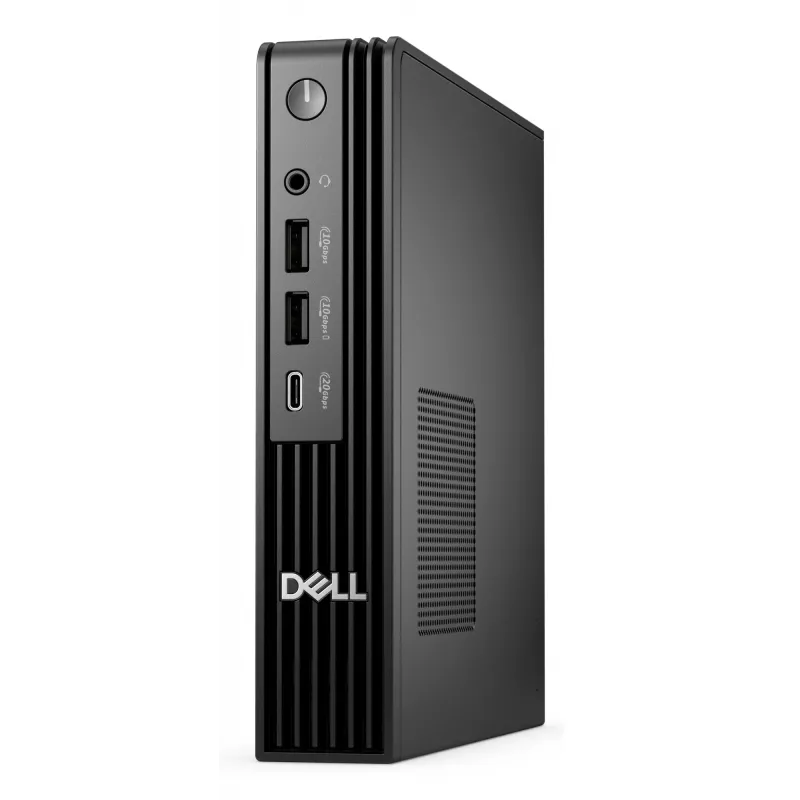 Mini PC Dell Pro QBM1250 Plus — Intel Core Ultra 5 235, 16 GB DDR5, 512 GB NVMe SSD, Windows 11 Pro, Micro PC, Schwarz