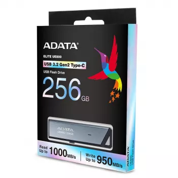 ADATA UE800 USB-Stick 256 GB USB Typ-C 3.2 Gen 2 (3.1 Gen 2) Silber