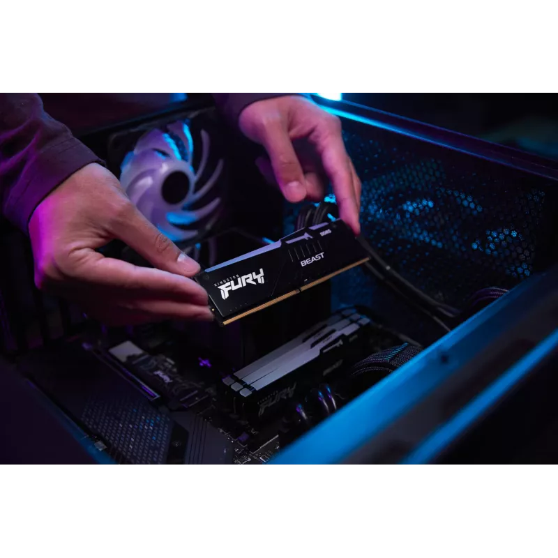 Kingston Technology FURY Beast 16GB 5200MT/s DDR5 CL40 DIMM (Kit aus 2) RGB