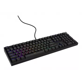 Mechanische Tastatur Genesis THOR 404 — Full-Size 100 % USB QWERTY Englisch, schwarz, RGB