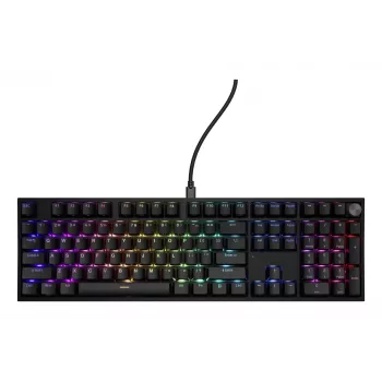Mechanische Tastatur Genesis THOR 404 — Full-Size 100 % USB QWERTY Englisch, schwarz, RGB