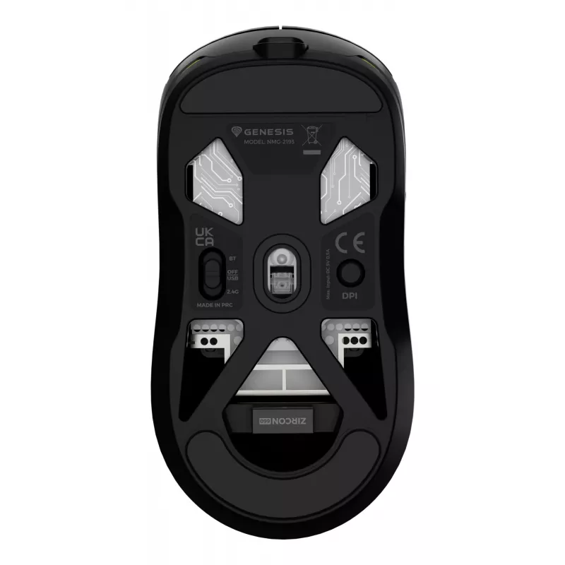 GENESIS NMG-2193 Maus Gaming Beidhändig Bluetooth + USB Type-C Optisch 26000 DPI
