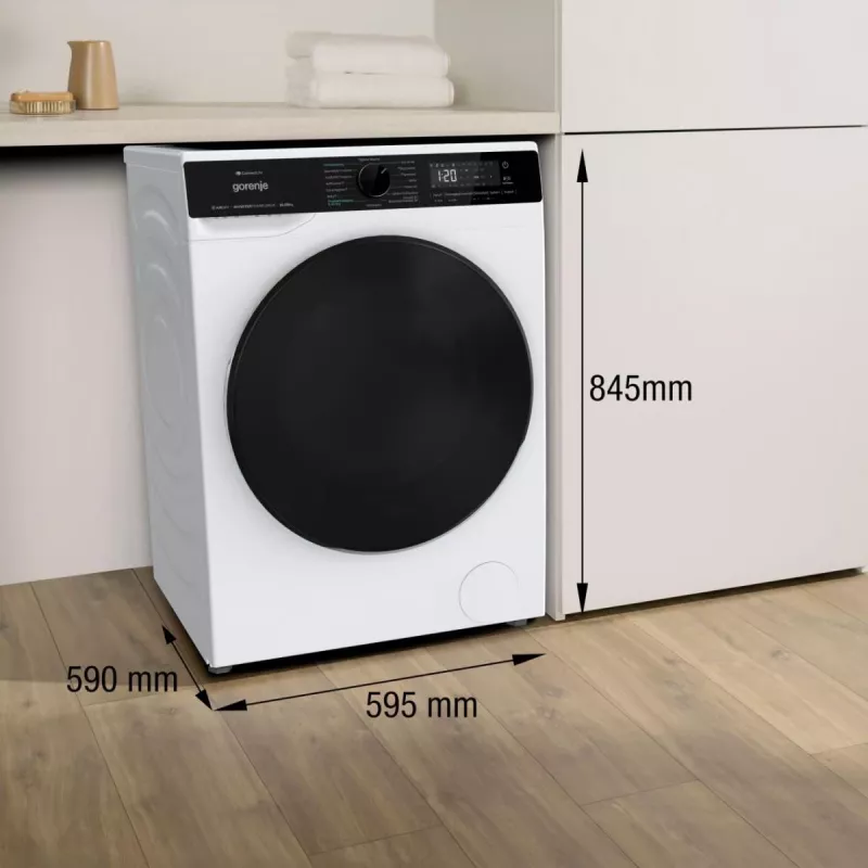 Gorenje WD2PA1X64ADW/DE Waschtrockner Freistehend Frontlader Weiß