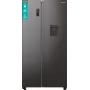 Gorenje NRR9185EABXLWD Side-by-Side Kühl-Gefrierkombination, 547 l (355 l + 192 l), ConvertActive, Energieeffizienzklasse E, Edelstahl dunkel