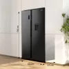 Gorenje NRR9185EABXLWD Side-by-Side Kühl-Gefrierkombination, 547 l (355 l + 192 l), ConvertActive, Energieeffizienzklasse E, Edelstahl dunkel
