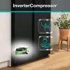 Gorenje NRR9185EABXLWD Side-by-Side Kühl-Gefrierkombination, 547 l (355 l + 192 l), ConvertActive, Energieeffizienzklasse E, Edelstahl dunkel