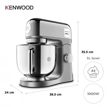 Küchenmaschine Kenwood kMix Special Edition KMX760ACH — 1000 W, Chrom, Edelstahlschüssel