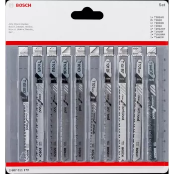 Bosch 2 607 011 172 Stichsäge-/Säbelsäge-/Säbelsägeblatt Stichsägeblatt 10 Stück