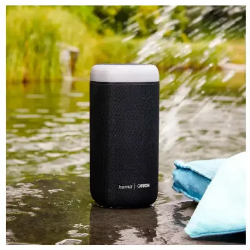 Bluetooth-Lautsprecher CANTON Glow Pro von HAMA, schwarz, 3,5-mm-Klinke, LED-Lichteffekte