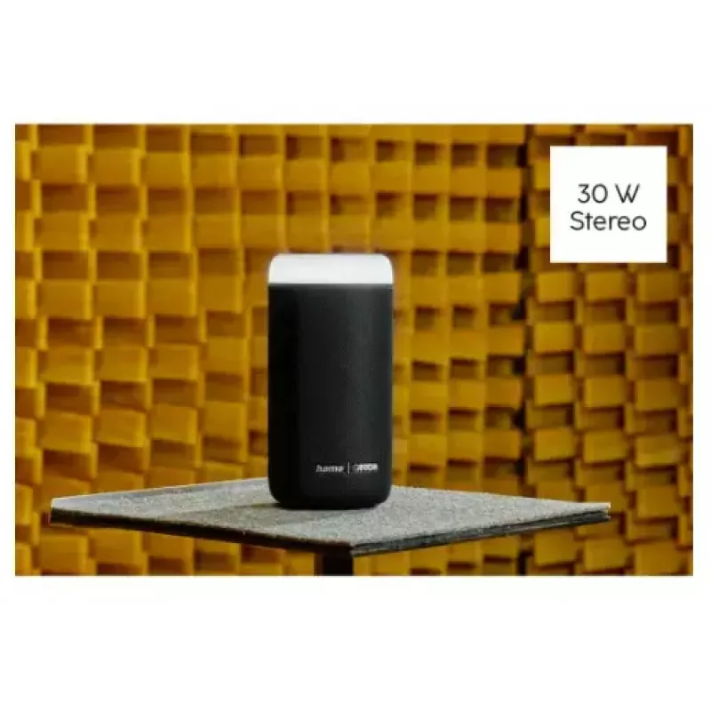 Bluetooth-Lautsprecher CANTON Glow Pro von HAMA, schwarz, 3,5-mm-Klinke, LED-Lichteffekte