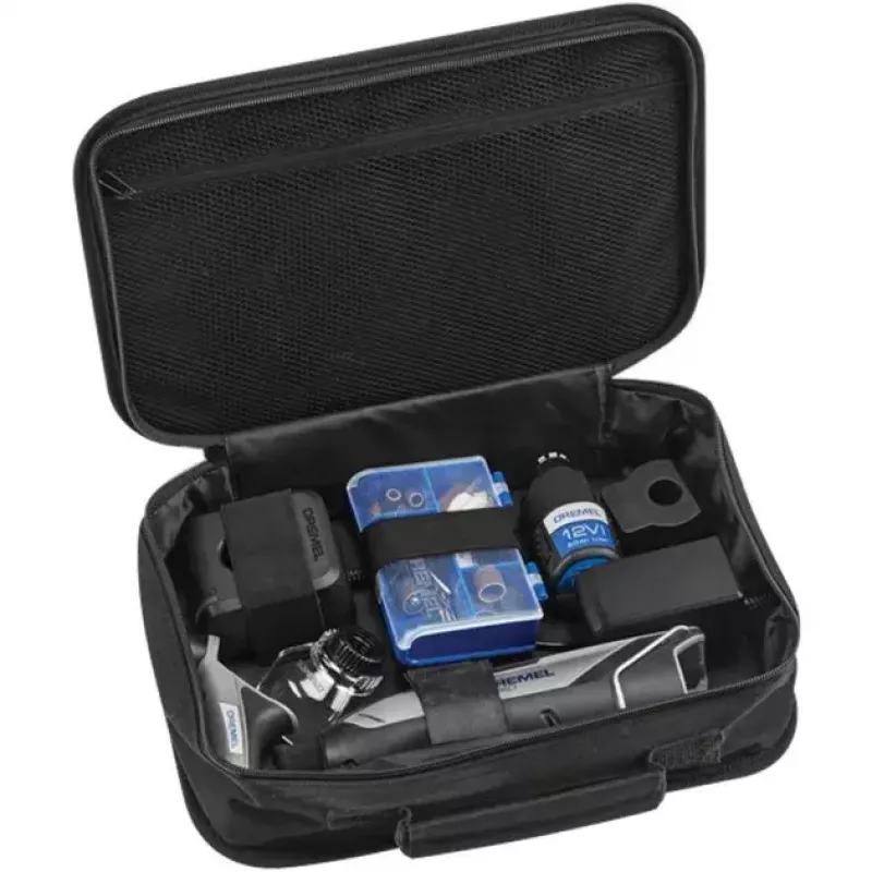 Dremel 8240-3/45 F0138240JF 12 V Akku-Multifunktionswerkzeug, 2 Ah Li-Ion-Akku, 45-teiliges Zubehör, Softbag