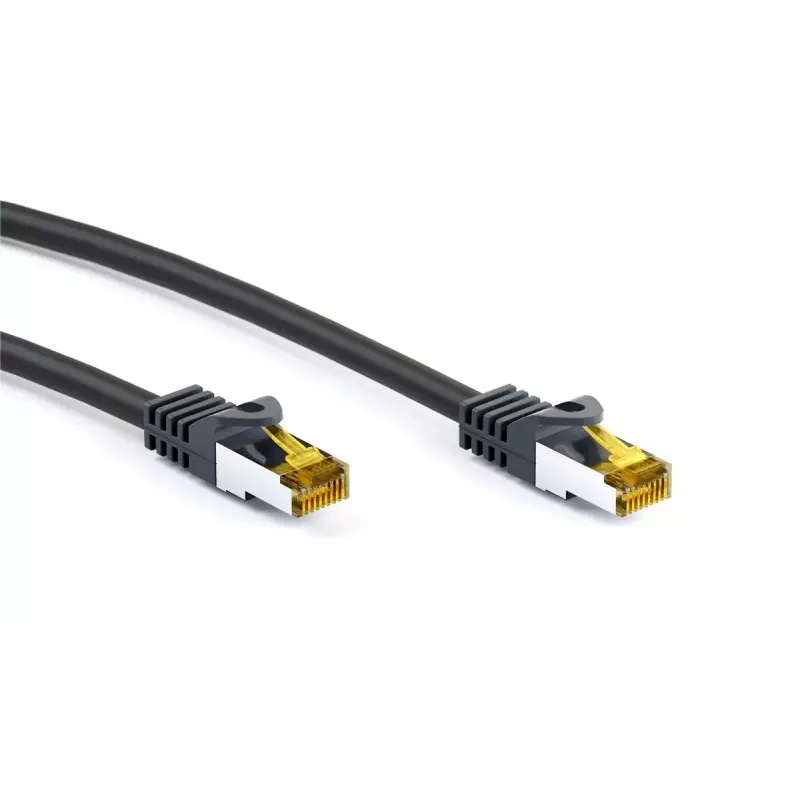 Netzwerkkabel Goobay 91590 RJ-45 Cat7 1 m Schwarz