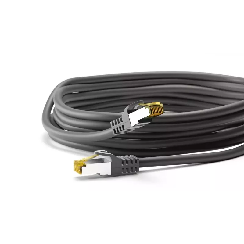 Netzwerkkabel Goobay 91590 RJ-45 Cat7 1 m Schwarz