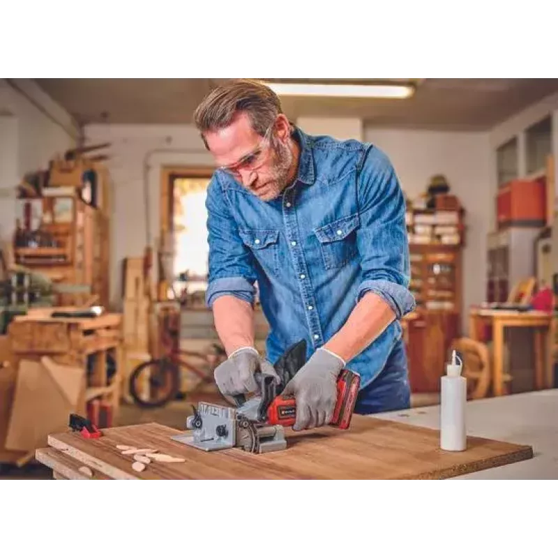 Einhell TE-BJ 18 Li Solo Akku-Flachdübelfräse, 18 V (ohne Akku)
