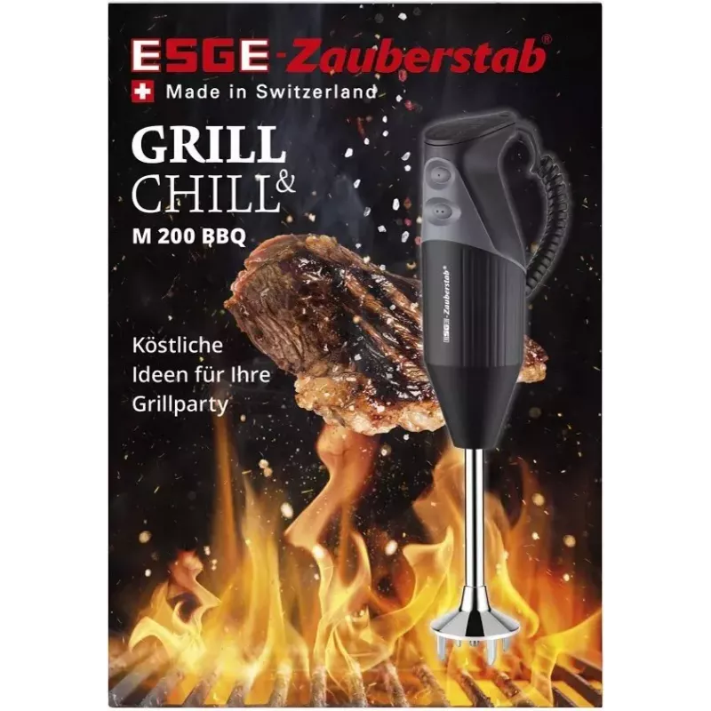 ESGE M 200 BBQ 10 L Stabmixer 200 W Schwarz, Chrom