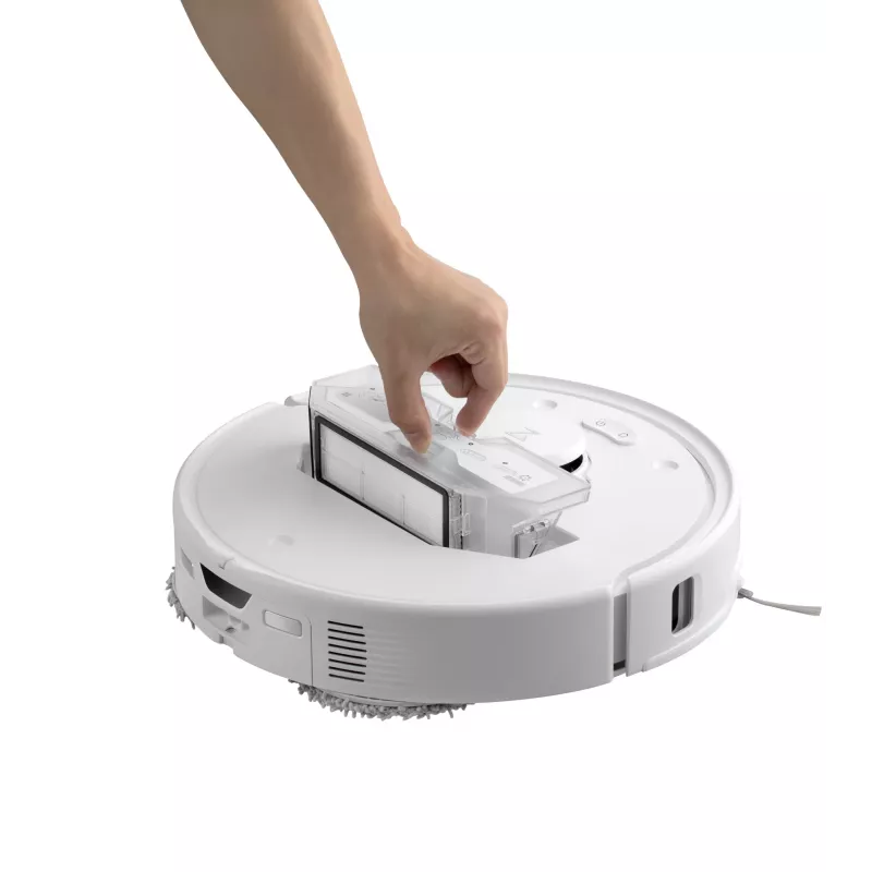 Roborock Qrevo Curv 5A1 0,325 L Schwarz, Weiß