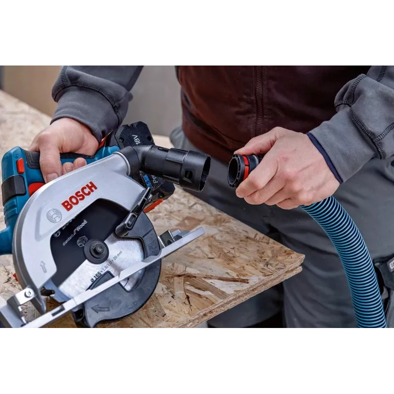 Bosch GKS 18V-57-2 L PROFESSIONAL 16,5 cm Schwarz, Blau, Silber 5000 U/min