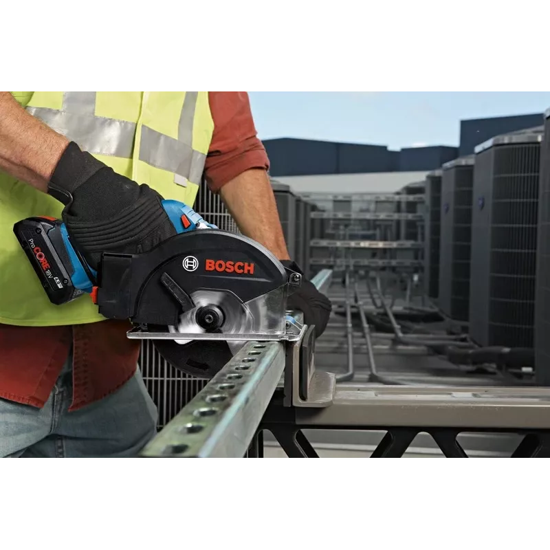 Bosch GKM 18V-50 Professional Akku-Metallkreissäge, 13,6 cm, Schwarz, Blau, Rot, 4250 U/min