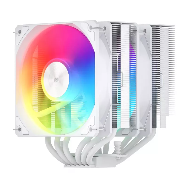 FSP MP7-WA CPU-Luftkühler, 120 mm, 800–1800 U/min, 32 dB, LGA1851/1700/1200, AM4/AM5, Weiß