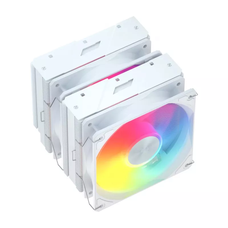 FSP MP7-WA CPU-Luftkühler, 120 mm, 800–1800 U/min, 32 dB, LGA1851/1700/1200, AM4/AM5, Weiß