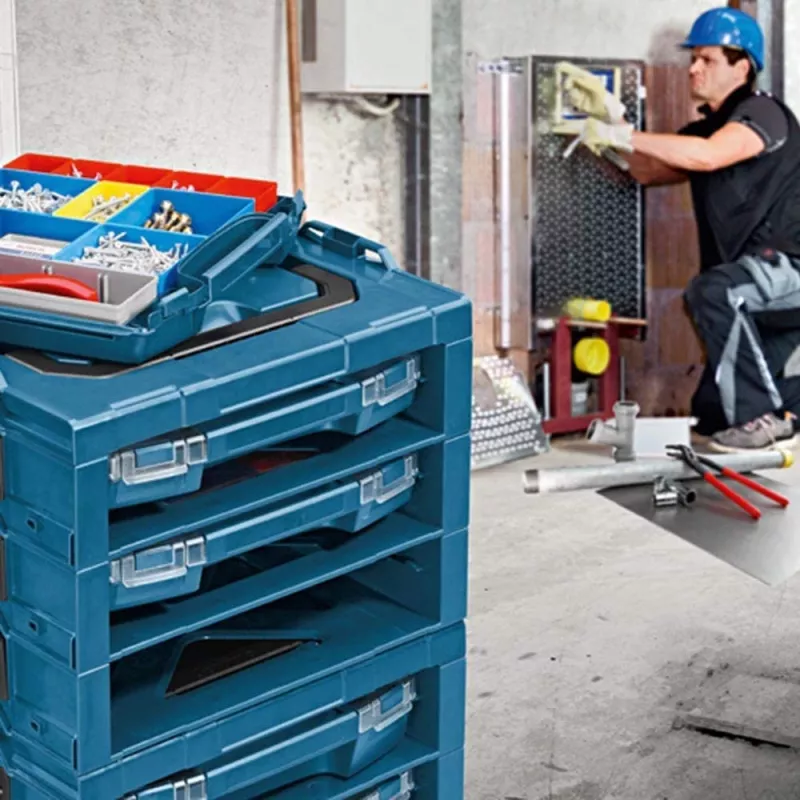 Bosch i-BOXX 72 Professional (10 Stück), Blau (1600A001S8)